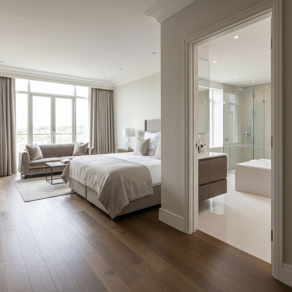 Master bedroom suite addition in Maryland